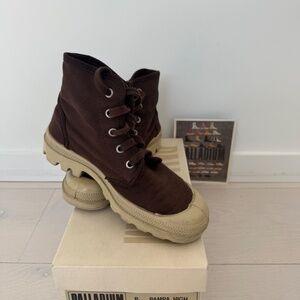 Palladium vintage pampa high brown 37eur/7US